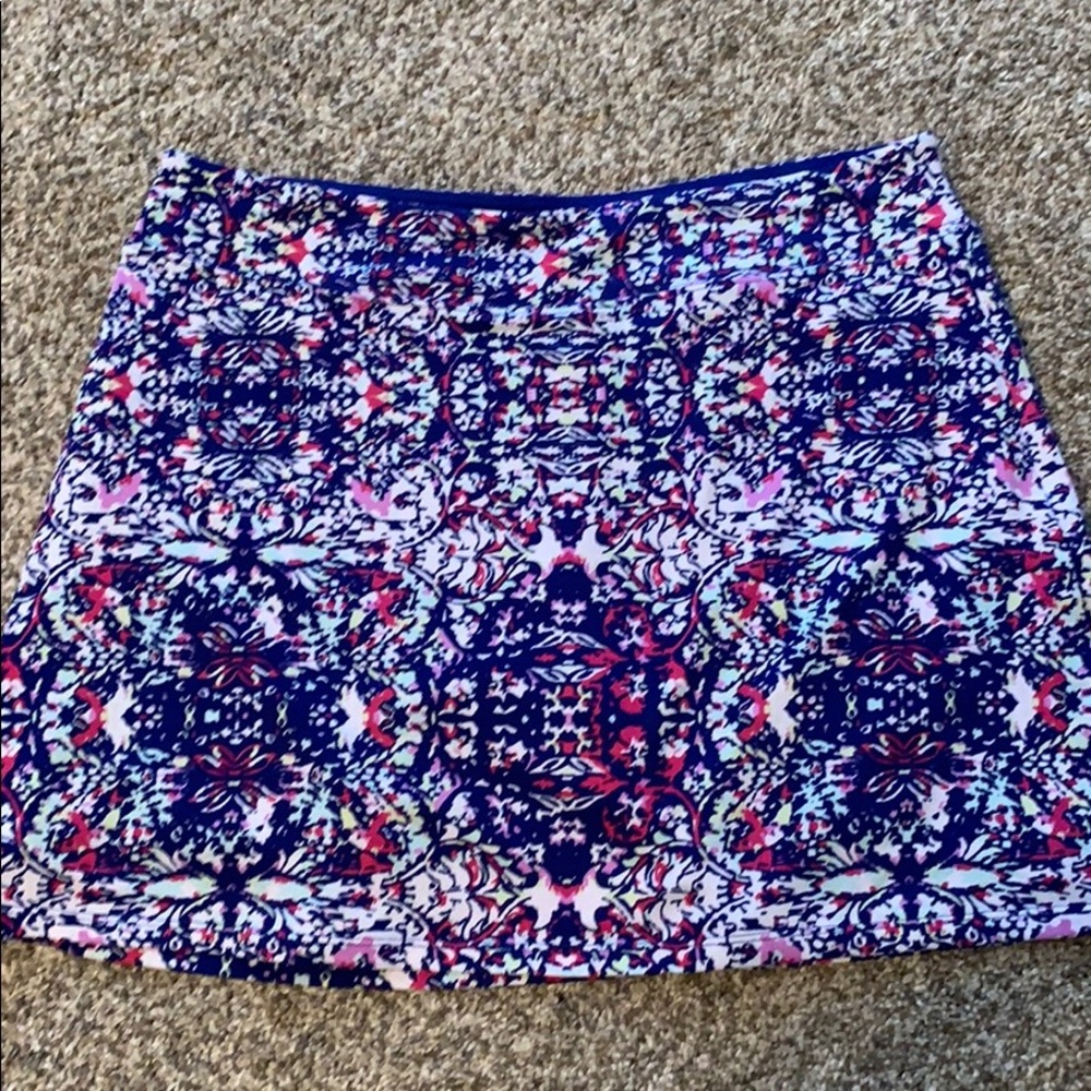 Multi colored skort
